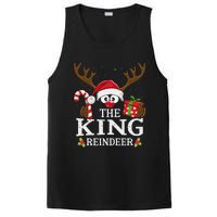 Christmas Matching The King Reindeer Family PosiCharge Competitor Tank