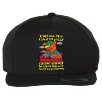 Call Me The Third Lil Piggy Cause IM All Bricked Up Wool Snapback Cap