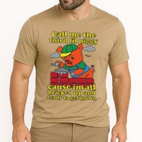 Call Me The Third Lil Piggy Cause IM All Bricked Up Cooling Performance Crew T-Shirt