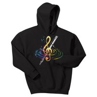 Classical Music Treble Clef Flutist Gift Flute Kids Hoodie