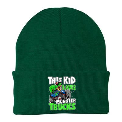 Cute Monster Truck Boys Girls This Loves Monster Trucks Knit Cap Winter Beanie