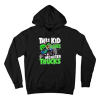 Cute Monster Truck Boys Girls This Loves Monster Trucks Hoodie