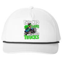 Cute Monster Truck Boys Girls This Loves Monster Trucks Snapback Five-Panel Rope Hat