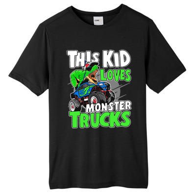 Cute Monster Truck Boys Girls This Loves Monster Trucks Tall Fusion ChromaSoft Performance T-Shirt