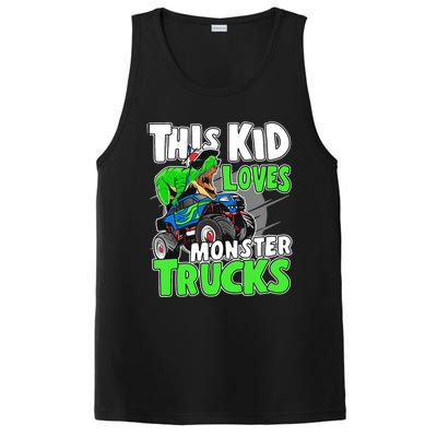 Cute Monster Truck Boys Girls This Loves Monster Trucks PosiCharge Competitor Tank