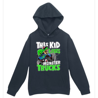 Cute Monster Truck Boys Girls This Loves Monster Trucks Urban Pullover Hoodie