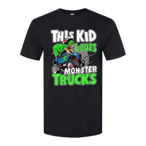 Cute Monster Truck Boys Girls This Loves Monster Trucks Softstyle CVC T-Shirt