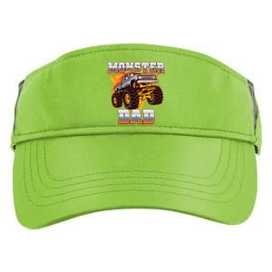 Cool Monster Truck Dad Adult Drive Performance Visor