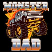Cool Monster Truck Dad Backpack