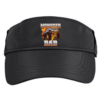 Cool Monster Truck Dad Adult Drive Performance Visor