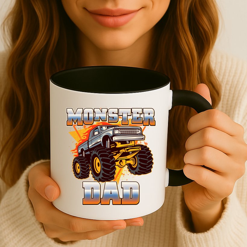Cool Monster Truck Dad Mug