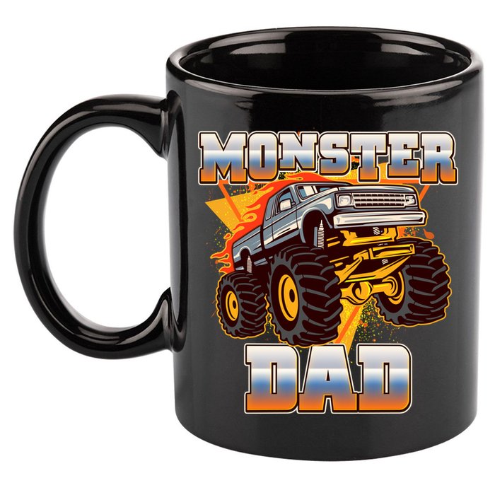 Cool Monster Truck Dad 11oz C Handle Ceramic Mug