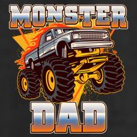 Cool Monster Truck Dad 11oz C Handle Ceramic Mug