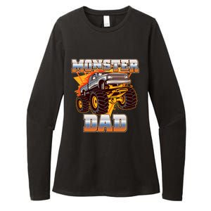 Cool Monster Truck Dad Womens CVC Long Sleeve Shirt