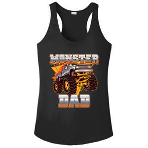 Cool Monster Truck Dad Ladies PosiCharge Competitor Racerback Tank