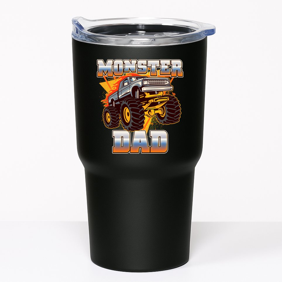 Cool Monster Truck Dad Tumbler