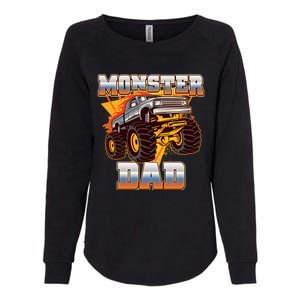 Cool Monster Truck Dad Womens California Wash Sweatshirt