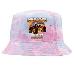 Cool Monster Truck Dad Tie-Dyed Bucket Hat