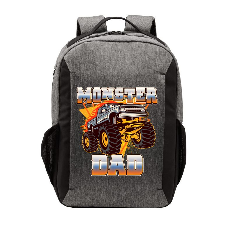 Cool Monster Truck Dad Vector Backpack