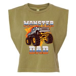 Cool Monster Truck Dad Garment-Dyed Women's Muscle Tee