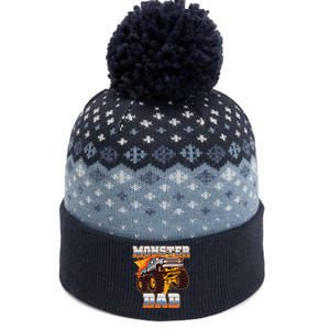 Cool Monster Truck Dad The Baniff Cuffed Pom Beanie