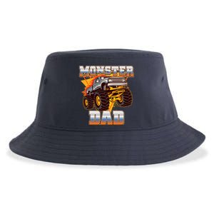 Cool Monster Truck Dad Sustainable Bucket Hat