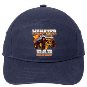 Cool Monster Truck Dad 7-Panel Snapback Hat