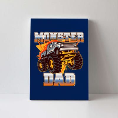 Cool Monster Truck Dad Canvas