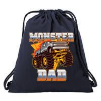 Cool Monster Truck Dad Drawstring Bag