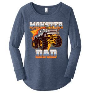 Cool Monster Truck Dad Women's Perfect Tri Tunic Long Sleeve Shirt