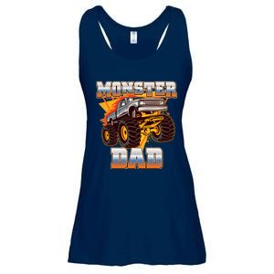 Cool Monster Truck Dad Ladies Essential Flowy Tank