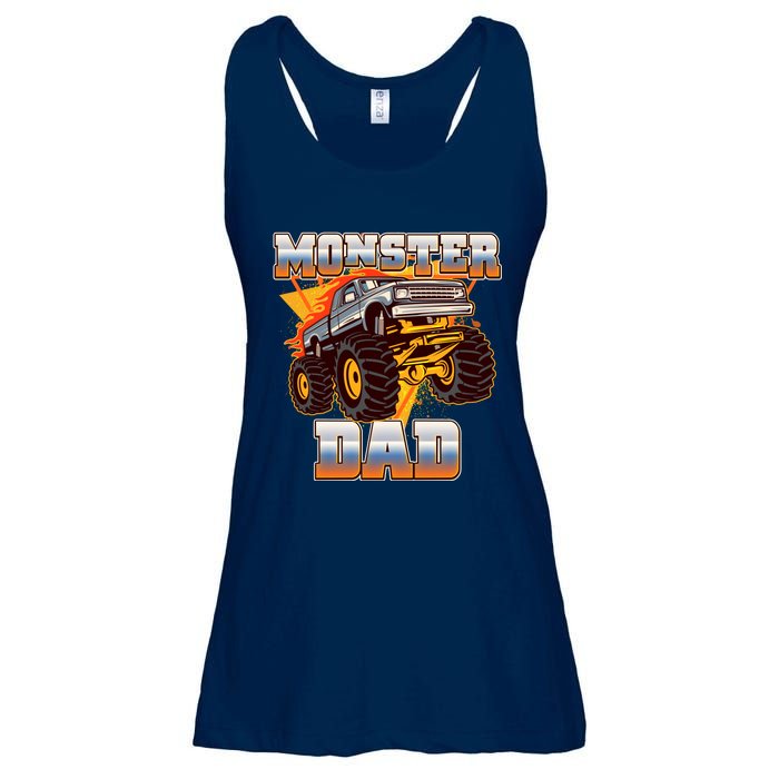 Cool Monster Truck Dad Ladies Essential Flowy Tank