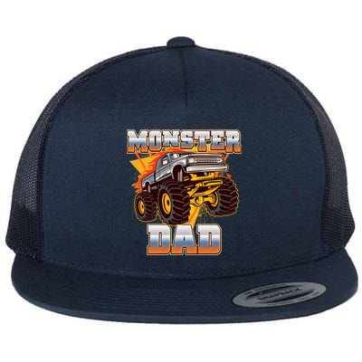 Cool Monster Truck Dad Flatbill Hat