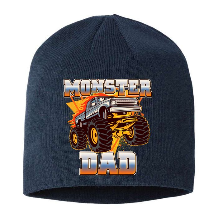 Cool Monster Truck Dad Sustainable Beanie