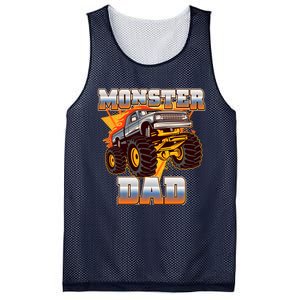 Cool Monster Truck Dad Mesh Reversible Basketball Jersey Tank