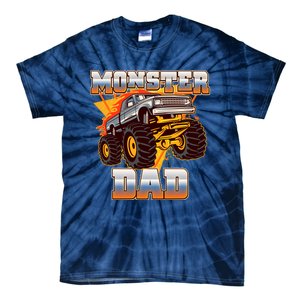 Cool Monster Truck Dad Tie-Dye T-Shirt