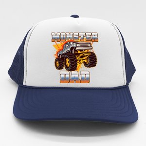 Cool Monster Truck Dad Trucker Hat