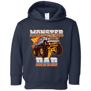 Cool Monster Truck Dad Toddler Hoodie