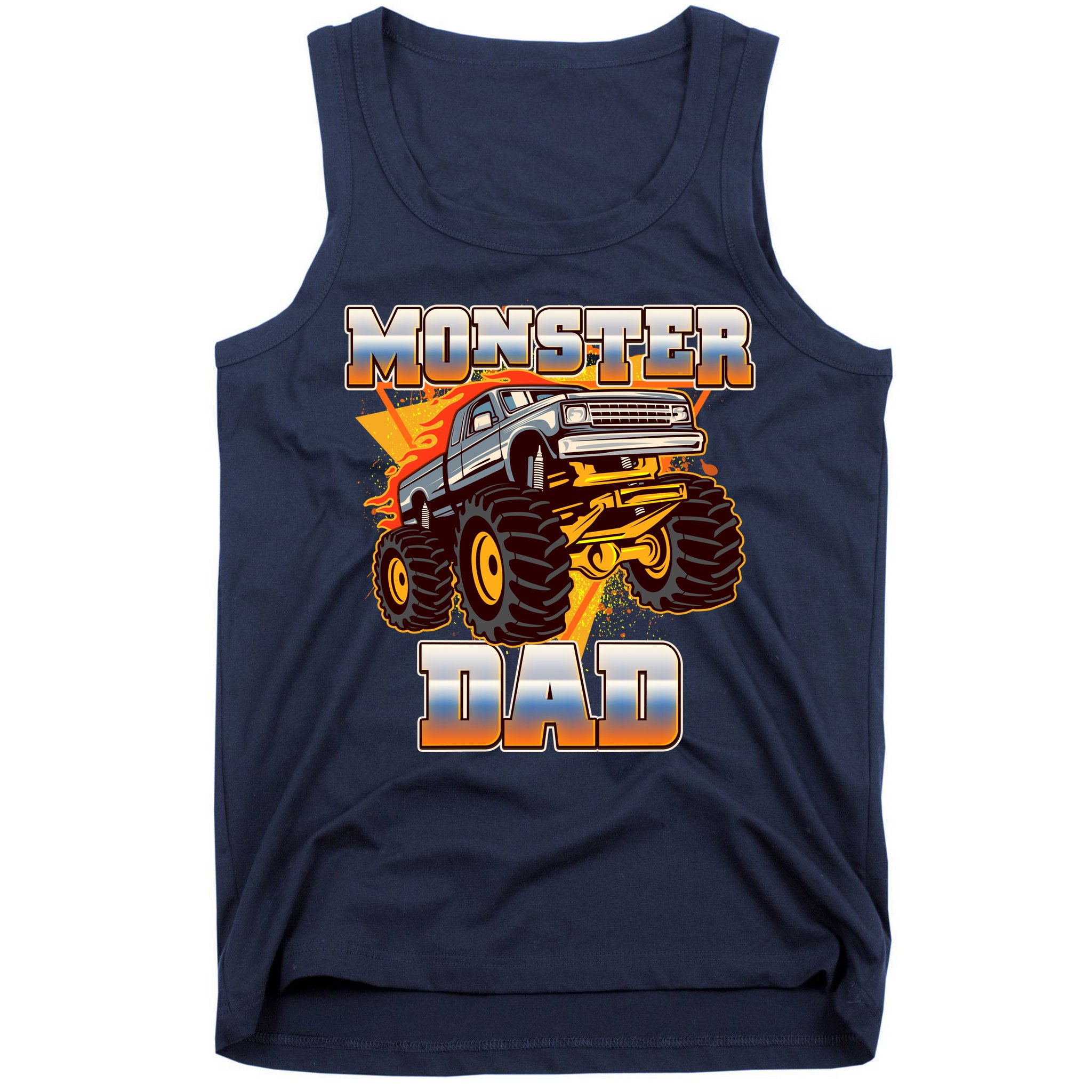 Cool Monster Truck Dad Tank Top