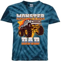 Cool Monster Truck Dad Kids Tie-Dye T-Shirt