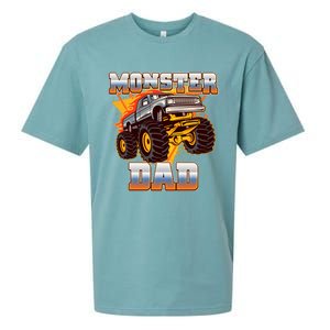 Cool Monster Truck Dad Sueded Cloud Jersey T-Shirt