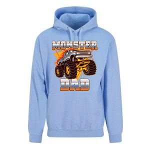 Cool Monster Truck Dad Unisex Surf Hoodie