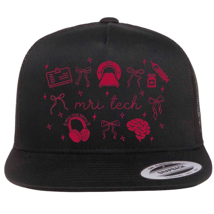 Coquette MRI Tech Magnetic Resonance Imaging Tech RAD Tech Flat Bill Trucker Hat