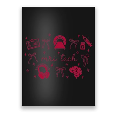 Coquette MRI Tech Magnetic Resonance Imaging Tech RAD Tech Poster