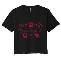 Coquette MRI Tech Magnetic Resonance Imaging Tech RAD Tech Women's Crop Top Tee
