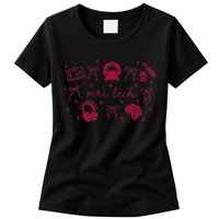 Coquette MRI Tech Magnetic Resonance Imaging Tech RAD Tech Womens T-Shirt