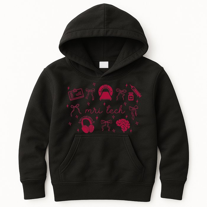 Coquette MRI Tech Magnetic Resonance Imaging Tech RAD Tech Kids Hoodie