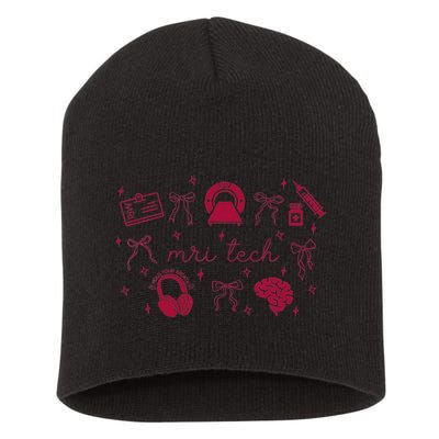 Coquette MRI Tech Magnetic Resonance Imaging Tech RAD Tech Short Acrylic Beanie