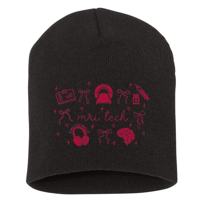 Coquette MRI Tech Magnetic Resonance Imaging Tech RAD Tech Short Acrylic Beanie