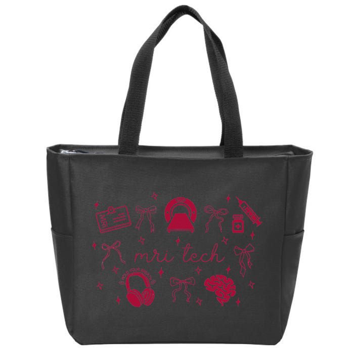 Coquette MRI Tech Magnetic Resonance Imaging Tech RAD Tech Zip Tote Bag